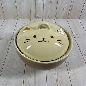 Cat Noodle Bowl With Lid Cereal Soup